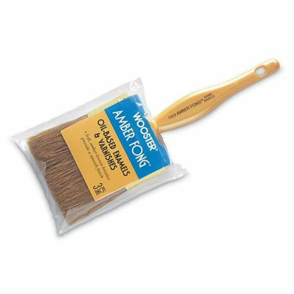 Light House Beauty 1123 2 in. Amber Fong Varnish Brush Brown China Bristle - Brown - 2 in. LI3577555